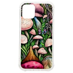 Flowery Garden Nature Woodsy Mushroom Iphone 12 Mini Tpu Uv Print Case	