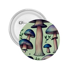 Mushroom Foresty Forestcore 2 25  Buttons by GardenOfOphir