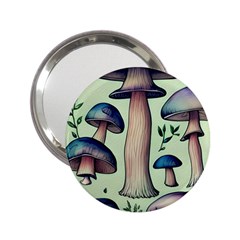 Mushroom Foresty Forestcore 2 25  Handbag Mirrors by GardenOfOphir