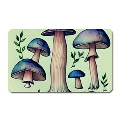 Mushroom Foresty Forestcore Magnet (rectangular) by GardenOfOphir