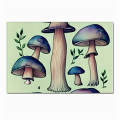 Mushroom Foresty Forestcore Postcard 4 x 6  (pkg Of 10) by GardenOfOphir