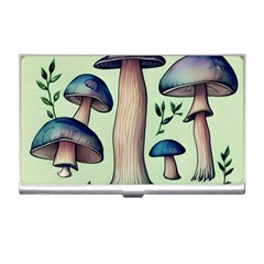 Mushroom Foresty Forestcore Business Card Holder by GardenOfOphir