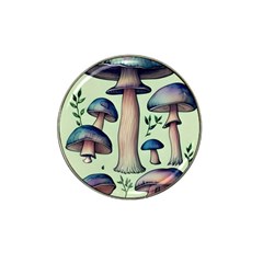 Mushroom Foresty Forestcore Hat Clip Ball Marker (4 Pack) by GardenOfOphir