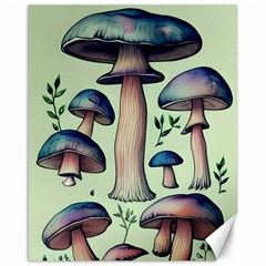 Mushroom Foresty Forestcore Canvas 16  X 20  by GardenOfOphir