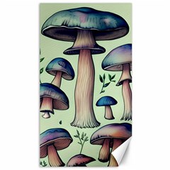 Mushroom Foresty Forestcore Canvas 40  X 72  by GardenOfOphir