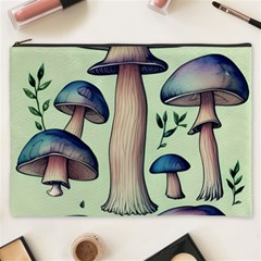 Mushroom Foresty Forestcore Cosmetic Bag (xxxl) by GardenOfOphir