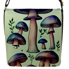 Mushroom Foresty Forestcore Flap Closure Messenger Bag (s) by GardenOfOphir