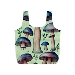 Mushroom Foresty Forestcore Full Print Recycle Bag (s) by GardenOfOphir