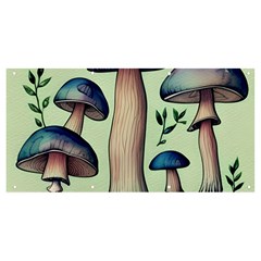 Mushroom Foresty Forestcore Banner And Sign 8  X 4  by GardenOfOphir