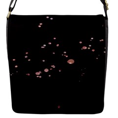 Abstract Rose Gold Glitter Background Flap Closure Messenger Bag (s) by artworkshop