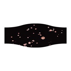 Abstract Rose Gold Glitter Background Stretchable Headband by artworkshop