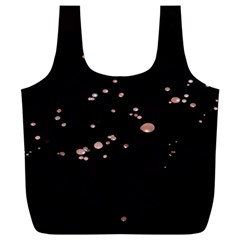 Abstract Rose Gold Glitter Background Full Print Recycle Bag (xxl) by artworkshop