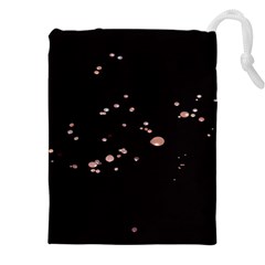 Abstract Rose Gold Glitter Background Drawstring Pouch (4xl) by artworkshop