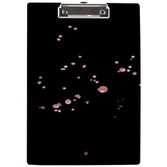 Abstract Rose Gold Glitter Background A4 Acrylic Clipboard by artworkshop