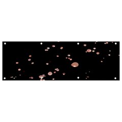 Abstract Rose Gold Glitter Background Banner And Sign 9  X 3 