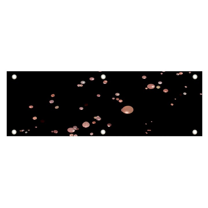 Abstract Rose Gold Glitter Background Banner and Sign 6  x 2 