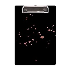 Abstract Rose Gold Glitter Background A5 Acrylic Clipboard by artworkshop