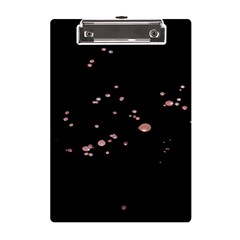 Abstract Rose Gold Glitter Background A5 Acrylic Clipboard by artworkshop