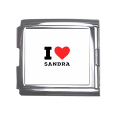 I Love Sandra Mega Link Italian Charm (18mm) by ilovewhateva