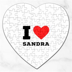 I love sandra Jigsaw Puzzle (Heart)