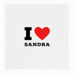 I love sandra Medium Glasses Cloth (2 Sides) Front