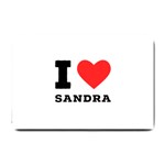 I love sandra Small Doormat 24 x16  Door Mat