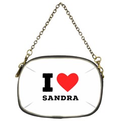 I Love Sandra Chain Purse (two Sides) by ilovewhateva