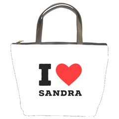 I Love Sandra Bucket Bag by ilovewhateva