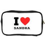 I love sandra Toiletries Bag (Two Sides) Front