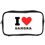 I love sandra Toiletries Bag (Two Sides) Back