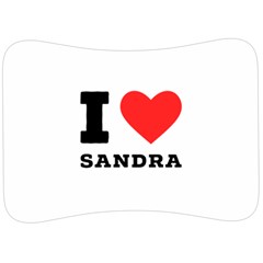 I Love Sandra Velour Seat Head Rest Cushion by ilovewhateva