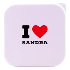 I Love Sandra Stacked Food Storage Container by ilovewhateva