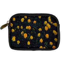 Bloomed Yellow Petaled Flower Plants Digital Camera Leather Case by artworkshop