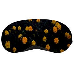 Bloomed Yellow Petaled Flower Plants Sleeping Mask by artworkshop