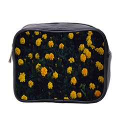 Bloomed Yellow Petaled Flower Plants Mini Toiletries Bag (two Sides) by artworkshop