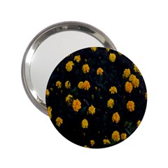 Bloomed Yellow Petaled Flower Plants 2 25  Handbag Mirrors by artworkshop