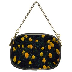 Bloomed Yellow Petaled Flower Plants Chain Purse (two Sides) by artworkshop