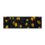 Bloomed Yellow Petaled Flower Plants Sticker Bumper (10 pack) Front