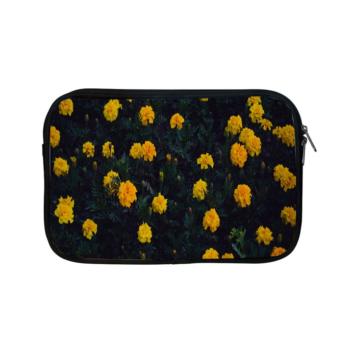 Bloomed Yellow Petaled Flower Plants Apple iPad Mini Zipper Cases