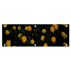 Bloomed Yellow Petaled Flower Plants Banner And Sign 6  X 2 