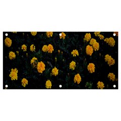 Bloomed Yellow Petaled Flower Plants Banner And Sign 4  X 2  by artworkshop