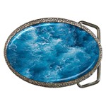 Blue Water Speech Therapy Belt Buckles Front