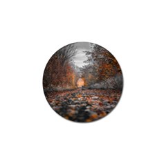 Breathe In Nature Background Golf Ball Marker by artworkshop