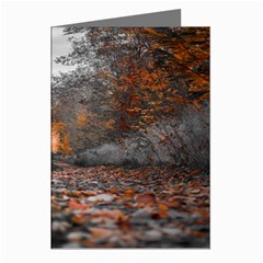 Breathe In Nature Background Greeting Cards (pkg Of 8)