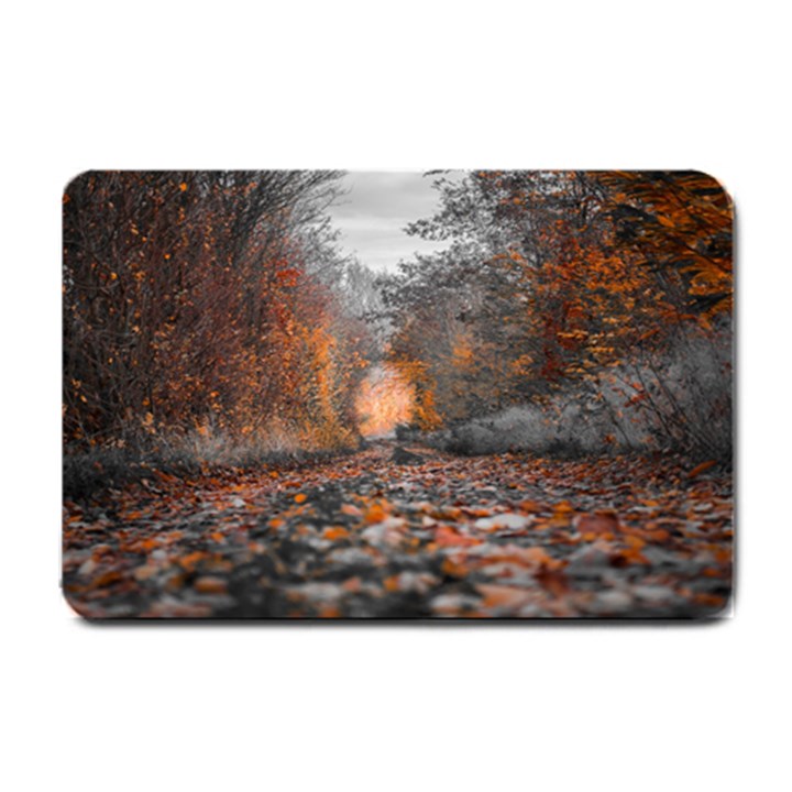 Breathe In Nature Background Small Doormat