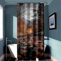 Breathe In Nature Background Shower Curtain 36  X 72  (stall)  by artworkshop