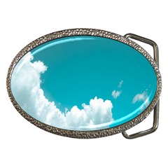 Clouds Hd Wallpaper Belt Buckles by artworkshop