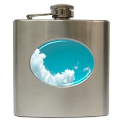 Clouds Hd Wallpaper Hip Flask (6 Oz) by artworkshop