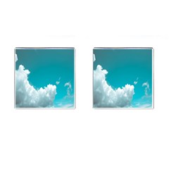 Clouds Hd Wallpaper Cufflinks (square) by artworkshop