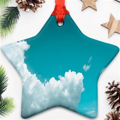 Clouds Hd Wallpaper Star Ornament (two Sides) by artworkshop